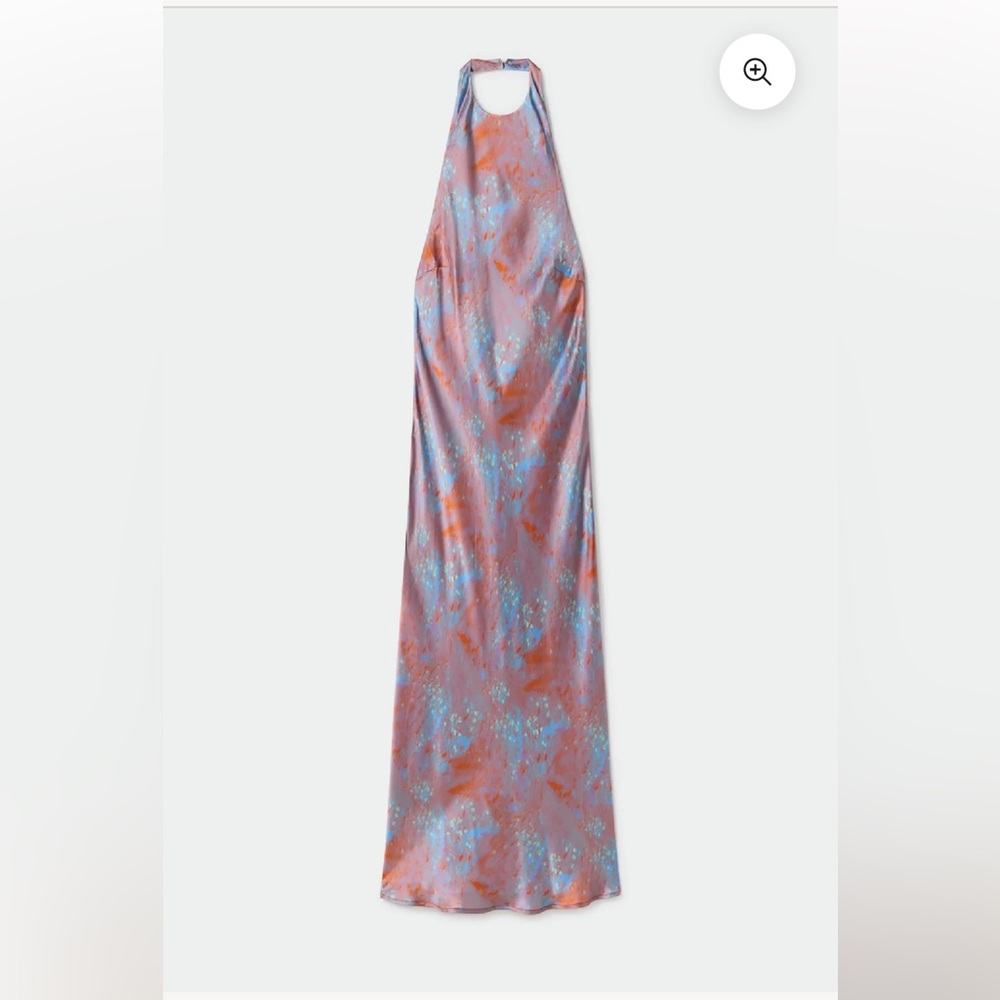 Silk Laundry HALTER DRESS DAZED
